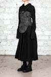 Marc le bihan double collar robe 2130 black